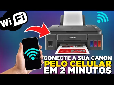 Download MP3 Como conectar uma impressora Canon na rede Wi-fi via celular G3111 G3100 G3110 MG3010 (NOVIDADE)