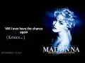 Download Lagu 🔥 Madonna, Live to Tell  (Lyric Video) ♪