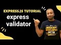 Express js Bangla Tutorial 23 Server-side validation using express-validator