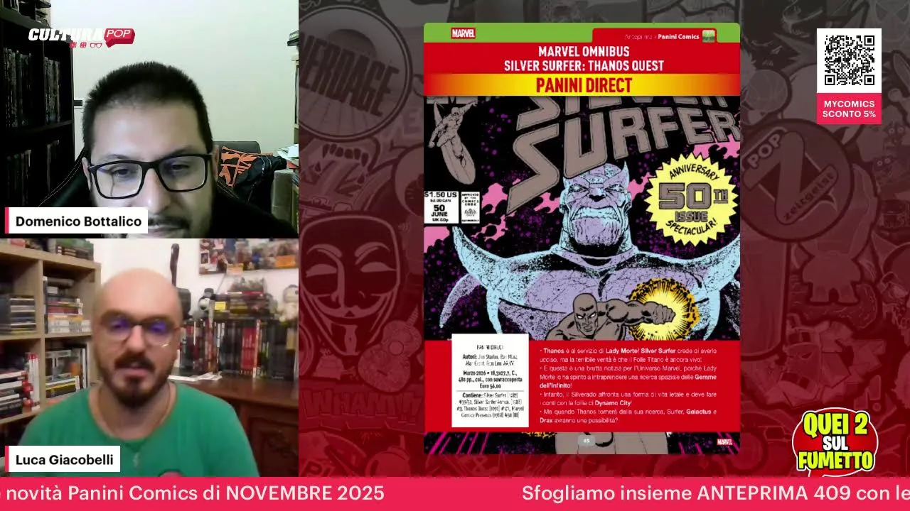Anteprima di Sfogliamo insieme ANTEPRIMA 409 con le novità Panini Comics di NOVEMBRE 2025