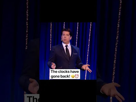 The clocks have gone back! π€£β° #standupcomedy #michaelmcintyre #comedy