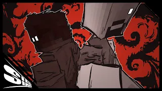 notch vs herobrine satoru gojo vs sukuna minecraft animation