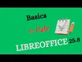 How to Use LibreOffice Calc - Beginner Basics