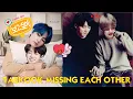 Wanneer Taekook elkaar mist 😢 | Emotionele BTS Taekook-momenten