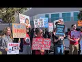 Immigrant advocates rally at Orange County Jail as part of national protest against ICE