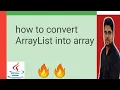 how to convert ArrayList into array in hindi Shyam Sundar