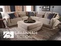 Savannah 5-Piece Sectional with Free Ottoman Bob Mills Furniture