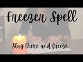 Freezer Spell Quick Easy and it Works