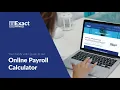 Your handy guide to our Online Payroll Calculator