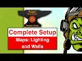 FoundryVTT Maps Lighting and Walls