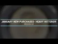 JANUARY NEW PURCHASES HEAVY HITTERS