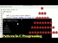 C Program to Print Star Pattern - Part 13 Pattern in C Programing