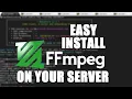 LIVE How to Install FFMPEG on your server via SSH