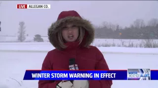 6PM Allegan Snow Hit