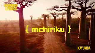 Kayumba - Niaminishe (Lyrics Audio) ft Daddy West