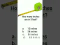 Download Lagu how many inches are in 3 feet #shorts