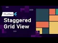 Flutter - Staggered GridView Dynamic height of Grid View In Hindi