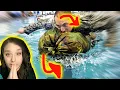 I learned MAKING a RAFT of PONCHOS IRL Superhero training