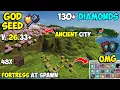 Ultimate God Seed For Minecraft 26 33 Bedrock PE Best Starter Seed Minecraft Minecraft Seed