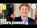 How To See Your Teen s Recent Conversations In Snapchat Family Center - Full Guide