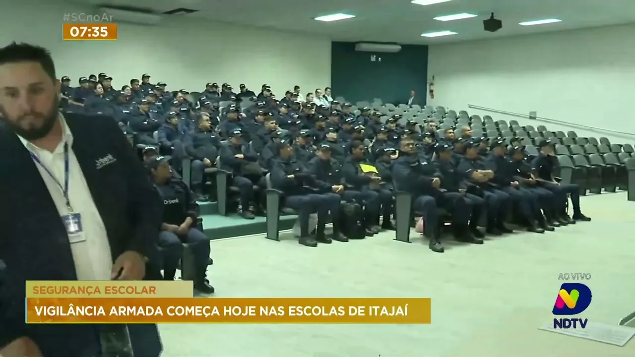 Sistema de vigilância armada começa nesta sexta-feira nas escolas municipais de Itajaí