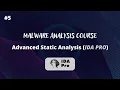 Advanced Static Analysis - Malware Analysis Semi-Course