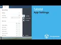 Windplanner tutorial App Settings