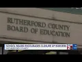 Rutherford County school board encourages closure of borders