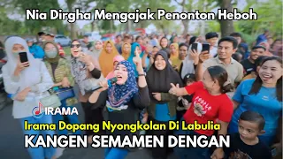 nia dirgha heboh sasak kangen semamen dengan bikin penonton irama dopang ikut joget rame rame