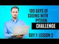 DAY 1 Lesson 3 Input Function and Comments in Python