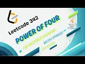 342 Power of four Leetcode Java Intuitive Solution