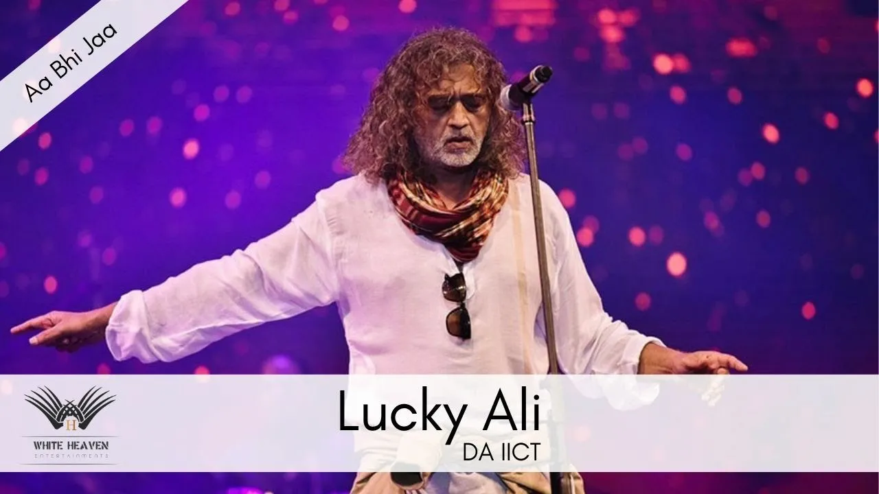 Aa bhi jaa live at Synapse,DA IICT by Lucky Ali