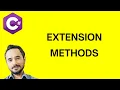 What are Extension Methods in C When to use extension methods in real applications