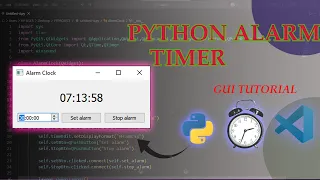 How to Build a Python Alarm Clock with PyQt5 Step-by-Step