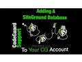 How to add Your SiteGround Database to CodeGuard