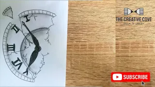 How to Draw a Broken Clock Drawing Tutorial Easy Pencil Drawing