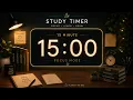 15 Minute Study Timer Focus Timer for Studying Countdown with Alarm countdown timer studio