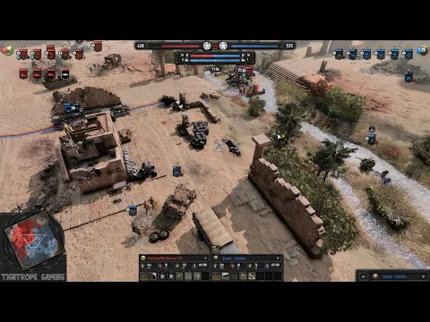 COH3 1v1 BamboneWertherone (AK) vs tushkan (UK)