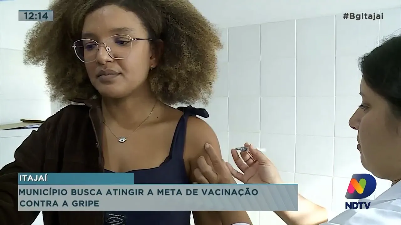 Município de Itajaí busca a meta de vacinação contra a gripe