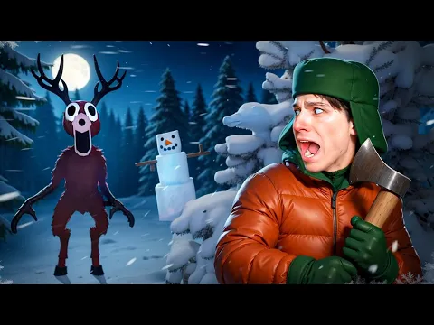 Video Thumbnail: ОЛЕНЬ МЯСOЕД СЪЕЛ СОСУЛЬКУ НА ОБЕД😱 ВЫЖИВАЮ 99 НОЧЕЙ В ЗИМНЕМ ЛЕСУ ROBLOX❄️🌲
