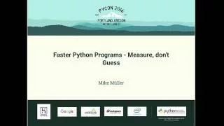 Mike Muller - Faster Python Programs