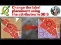 Changing Label Placement of individual features using Attributes in QGIS