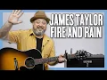 James Taylor Fire and Rain Guitar Lesson Tutorial