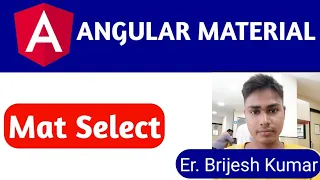 Mat select Angular Material Mat Select how to use Angular Material Select in angular project