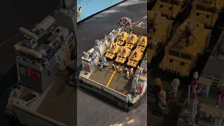 Huge LEGO USS Makin Island at Brickmania store in Miramar, California