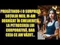 Download Lagu Pregătindu-i o surpriză soțului meu, m-am deghizat în chelneriță la petrecerea lui corporativă, dar