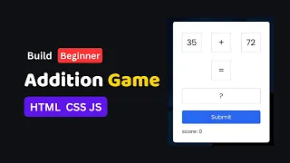JavaScript Addition Game Makes Learning EASY