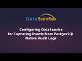 PostgreSQL RDS Native Audit Log Integration