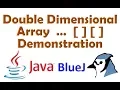 Double Dimensional Array Demonstrated