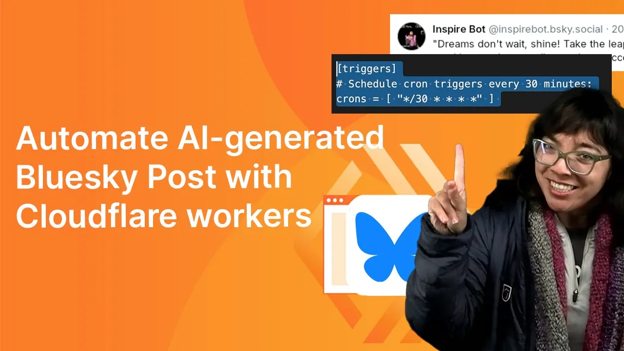 Automate AI-Generated Posts to Bluesky with Cloudflare Workers, Cron Triggers, and the Bluesky API